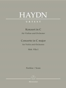 Concerto for Violin and Orchestra C major Hob. VIIa:1 by Haydn Joseph for V-Solo/2V/