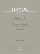 Piano Concerto D major Hob. XVIII:11 by Haydn Joseph for Harpisc.-s