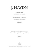 Concerto for Violoncello and Orchestra C major Hob.VIIb:1 by Haydn Joseph for