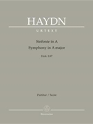 Symphony Nr. 87 A major Hob.I:87 by Haydn Joseph for Fl/2Ob/2ba