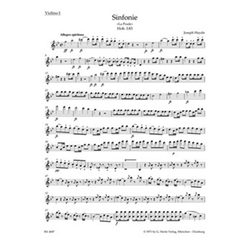 Symphony G minor Hob. I:83 "La Poule" by Haydn Joseph for
