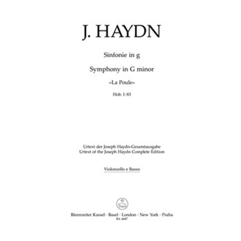 Symphony G minor Hob. I:83 "La Poule" by Haydn Joseph for