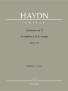 Symphony C major Hob. I:97 by Haydn Joseph for Orch