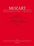 Quintet In A Major K581 (clarinet 5tet) by Mozart Wolfgang Amadeus for Clarinet w/str
