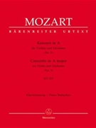 Concerto #5 In A Major Kv 219 by Mozart Wolfgang Amadeus - Schelhaas Martin - for Violin and Piano