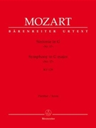 Symphony Nr. 17 G major K. 129 by Mozart Wolfgang Amadeus for 2Ob/2Hn/St