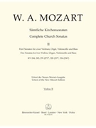 Complete Church Sonatas Volume 2 - Five Sonatas for two Violins Organ Violoncello and Bass- by Mozart Wolfgang Amadeus for