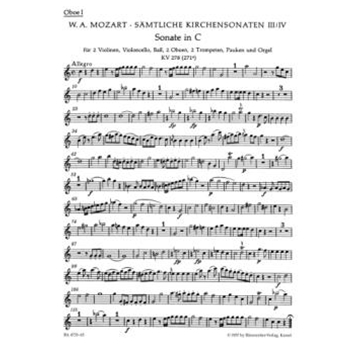 Complete Church Sonatas Volume 3/4 -Two Sonatas for Organ and Orchestra by Mozart Wolfgang Amadeus for