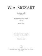 Symphony Nr. 23 D major K. 181 (162b) by Mozart Wolfgang Amadeus for
