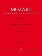 Symphony Nr. 24 B-flat major K. 182 (173dA) by Mozart Wolfgang Amadeus for 2Fl/2Ob/2H