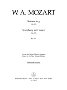 Symphony Nr. 25 G minor K. 183 (K.6: 173 dB) by Mozart Wolfgang Amadeus for