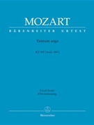 Tantum Ergo K197 by Mozart Wolfgang Amadeus - Kohs Andreas - for SATB