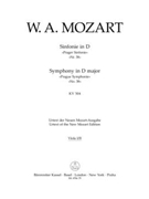 Symphony Nr. 38 D major K. 504 "Prague Symphony" by Mozart Wolfgang Amadeus for