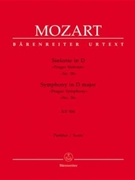 Symphony Nr. 38 D major K. 504 "Prague Symphony" by Mozart Wolfgang Amadeus for 2Fl/2Ob/2b
