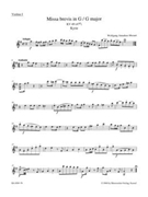 Missa brevis G major K. 49 (47d) by Mozart Wolfgang Amadeus for