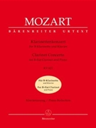 Concerto In A Major Kv622 B-fl Version by Mozart Wolfgang Amadeus - B-flat Version - for Clarinet Solo
