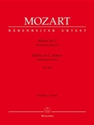 Missa C major K. 167 "Trinitatis Mass" by Mozart Wolfgang Amadeus for Mixed Choir