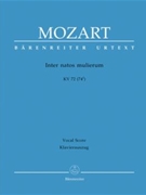 Internatos Muleirum by Mozart Wolfgang Amadeus - Kohs Andreas - for SATB