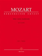 Inter natos mulierum K. 72 (74f) by Mozart Wolfgang Amadeus for Mixed Choir
