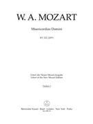 Misericordias Domini K. 222 (205a) by Mozart Wolfgang Amadeus for