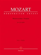 Misericordias Domini K. 222 (205a) by Mozart Wolfgang Amadeus for Mixed Choir