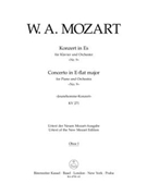 Concerto for Piano and Orchestra Nr. 9 E-flat major K. 271 "Jeunehomme" by Mozart Wolfgang Amadeus for