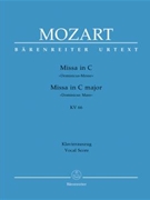 Missa C major K. 66 "Dominicus Mass" by Mozart Wolfgang Amadeus - Focke Martin - for SSolo/ASol
