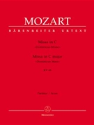Missa C major K. 66 "Dominicus Mass" by Mozart Wolfgang Amadeus for SSolo/ASol