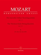 13 Early String Quartets by Mozart Wolfgang Amadeus for Str Quartet (V.2 # 5-7)