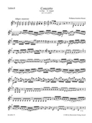 Concerto for Flute and Orchestra G major K 313 (285c) by Mozart Wolfgang Amadeus for Violin 2 Part
