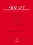 Concerto In G Major KV 313 by Mozart Wolfgang Amadeus - Schelhaas Martin / Brown Rachel / Engel Karl / Hunteler Konrad - for Flute and Piano (Urtext)