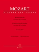 Concerto In D Major K 314 (285d) by Mozart Wolfgang Amadeus - Schelhaas Martin - for Flute and Piano