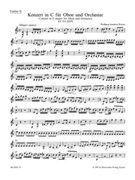Concerto for Oboe and Orchestra C major K 314 (285d) by Mozart Wolfgang Amadeus for Violin 2 Part