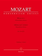 Missa C minor K. 139 (47a) "Waisenhaus Mass" by Mozart Wolfgang Amadeus for SSolo/ASol