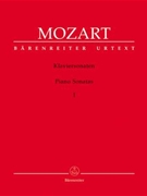 Sonatas I by Mozart Wolfgang Amadeus for Piano