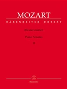 Sonatas II by Mozart Wolfgang Amadeus for Piano