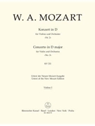 Concerto for Violin and Orchestra Nr. 2 D major K. 211 by Mozart Wolfgang Amadeus for