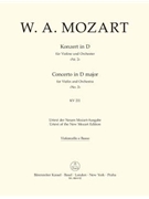 Concerto for Violin and Orchestra Nr. 2 D major K. 211 by Mozart Wolfgang Amadeus for