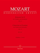 Concerto for Violin and Orchestra Nr. 2 D major K. 211 by Mozart Wolfgang Amadeus for V-Solo/2Ob