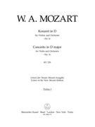 Concerto for Violin and Orchestra Nr. 4 D major K. 218 by Mozart Wolfgang Amadeus for