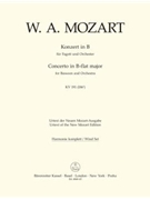Concerto for Bassoon and Orchestra B-flat major K. 191(186e) by Mozart Wolfgang Amadeus for