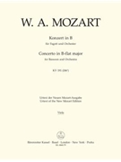 Concerto for Bassoon and Orchestra B-flat major K. 191(186e) by Mozart Wolfgang Amadeus for