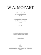Concerto for Piano and Orchestra Nr. 20 D minor K. 466 by Mozart Wolfgang Amadeus for