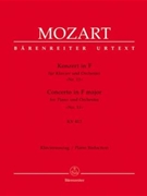 Concerto #11 K413 F Major by Mozart Wolfgang Amadeus - Topel - for 2 Piano 4 Hands