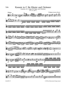 Concerto for Piano and Orchestra Nr. 13 C major K. 415 (387b) by Mozart Wolfgang Amadeus for
