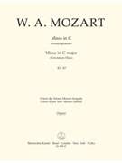 Missa In C Kv317 by Mozart Wolfgang Amadeus - Coronation Mass - for Organ Part
