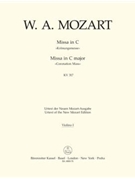 Missa In C Kv317 by Mozart Wolfgang Amadeus - Coronation Mass - for Violin I