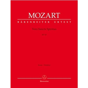 Veni Sancte Spiritus K. 47 by Mozart Wolfgang Amadeus for SSolo/ASol