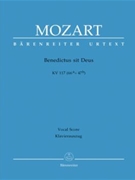 Benedictus Sit Deus by Mozart Wolfgang Amadeus - Kohs Andreas - for SATB