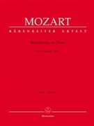 Benedictus sit Deus K. 117 (66a=47b) by Mozart Wolfgang Amadeus for SSolo/Mixe